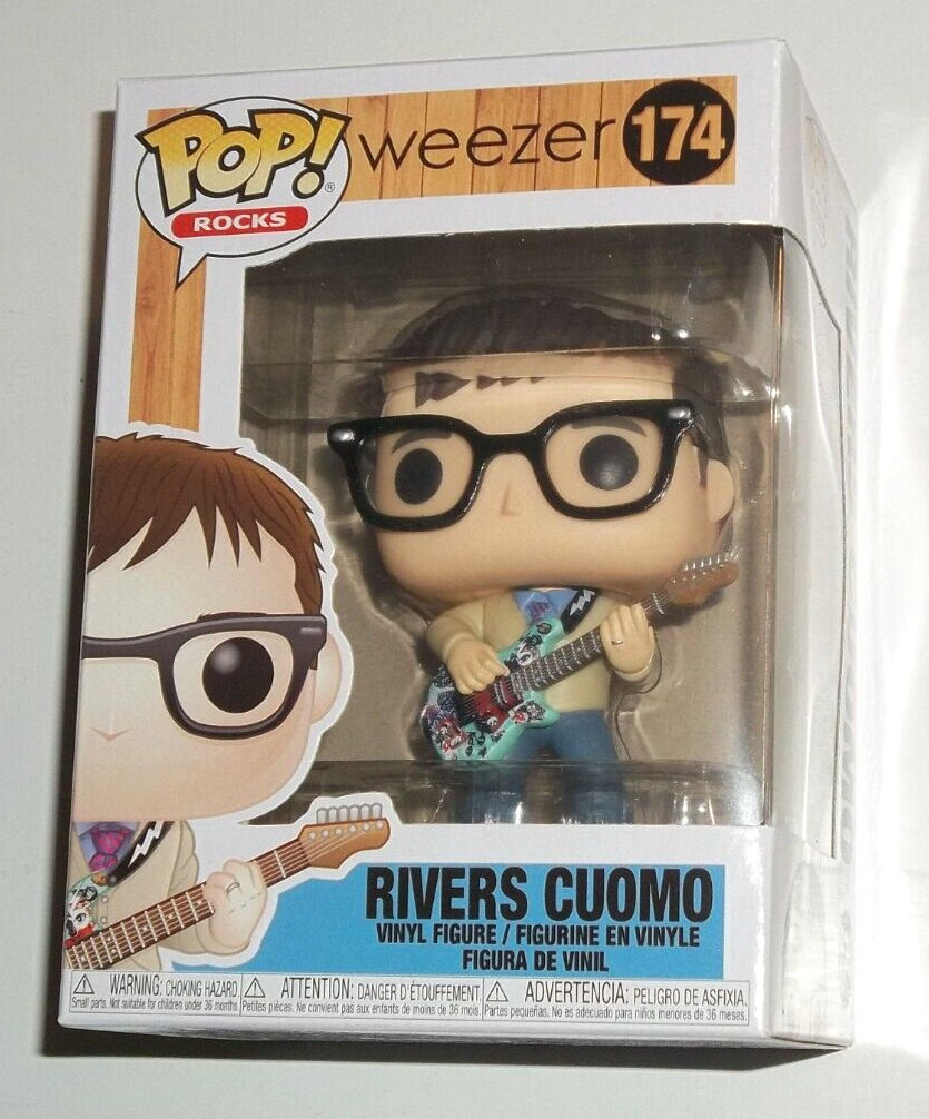 Funko Pop Rocks Weezer #174 Rivers Cuomo, Vaulted