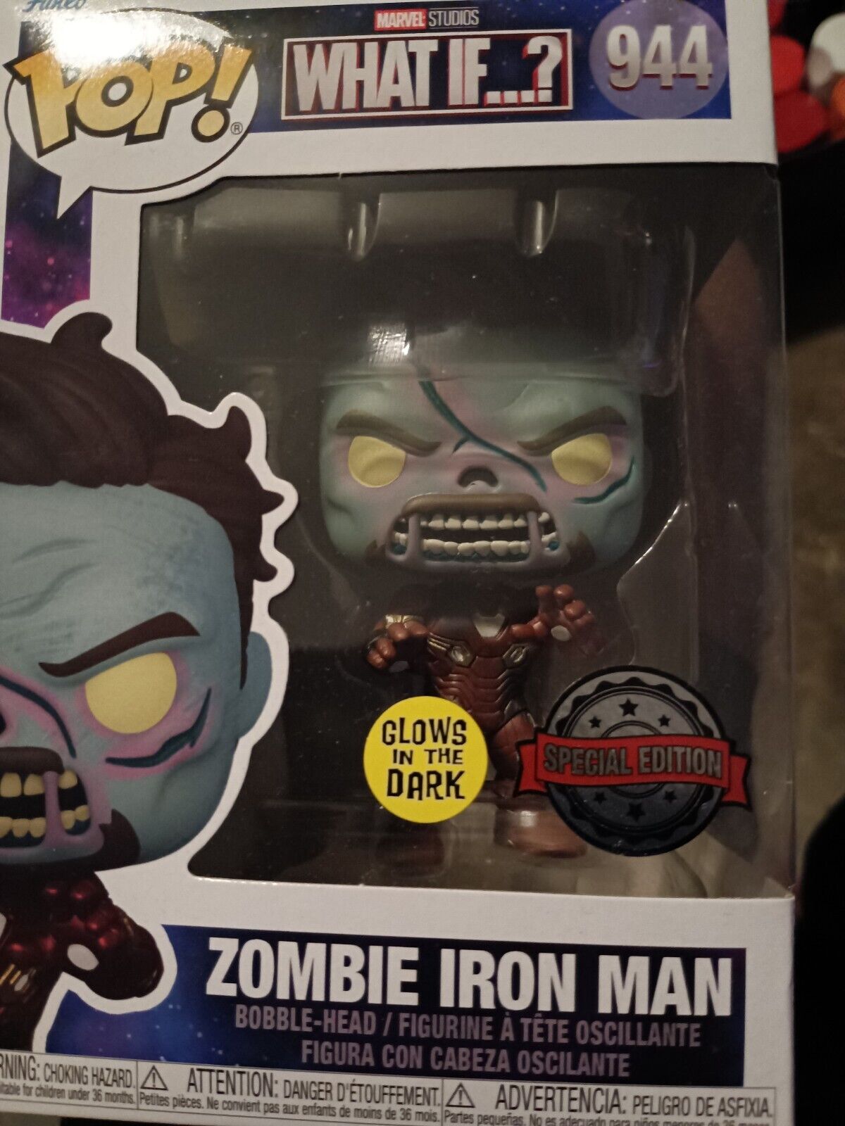 Funko Pop What If Zombie Iron Man (Glows In The Dark) Unboxed