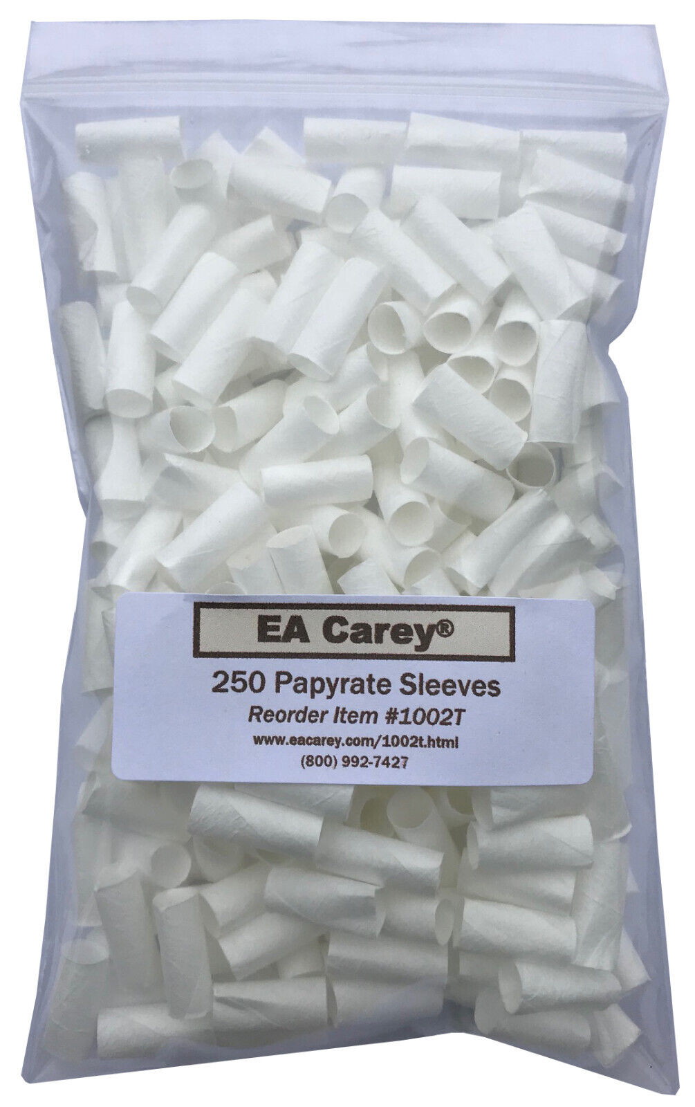1 Bag of 250 Carey Magic Inch Tobacco Pipe Papyrate \
