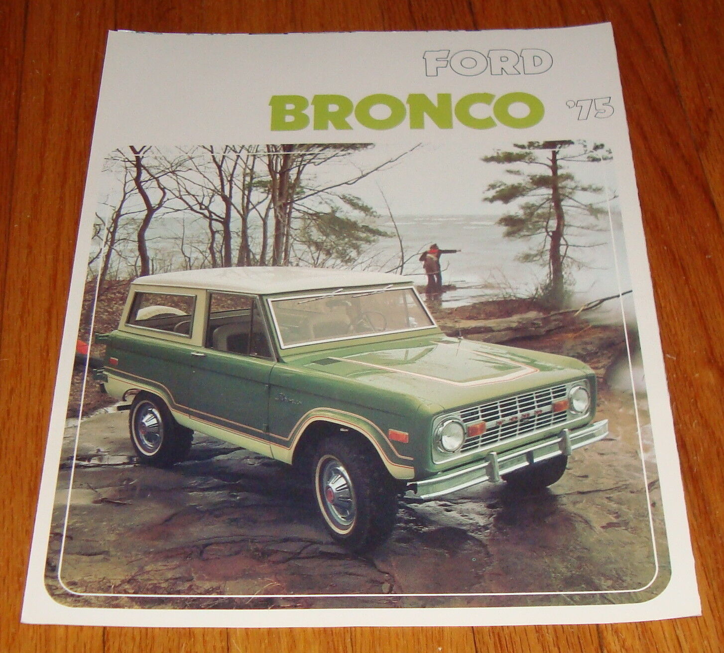 Original 1975 Ford Bronco Sales Brochure Catalog