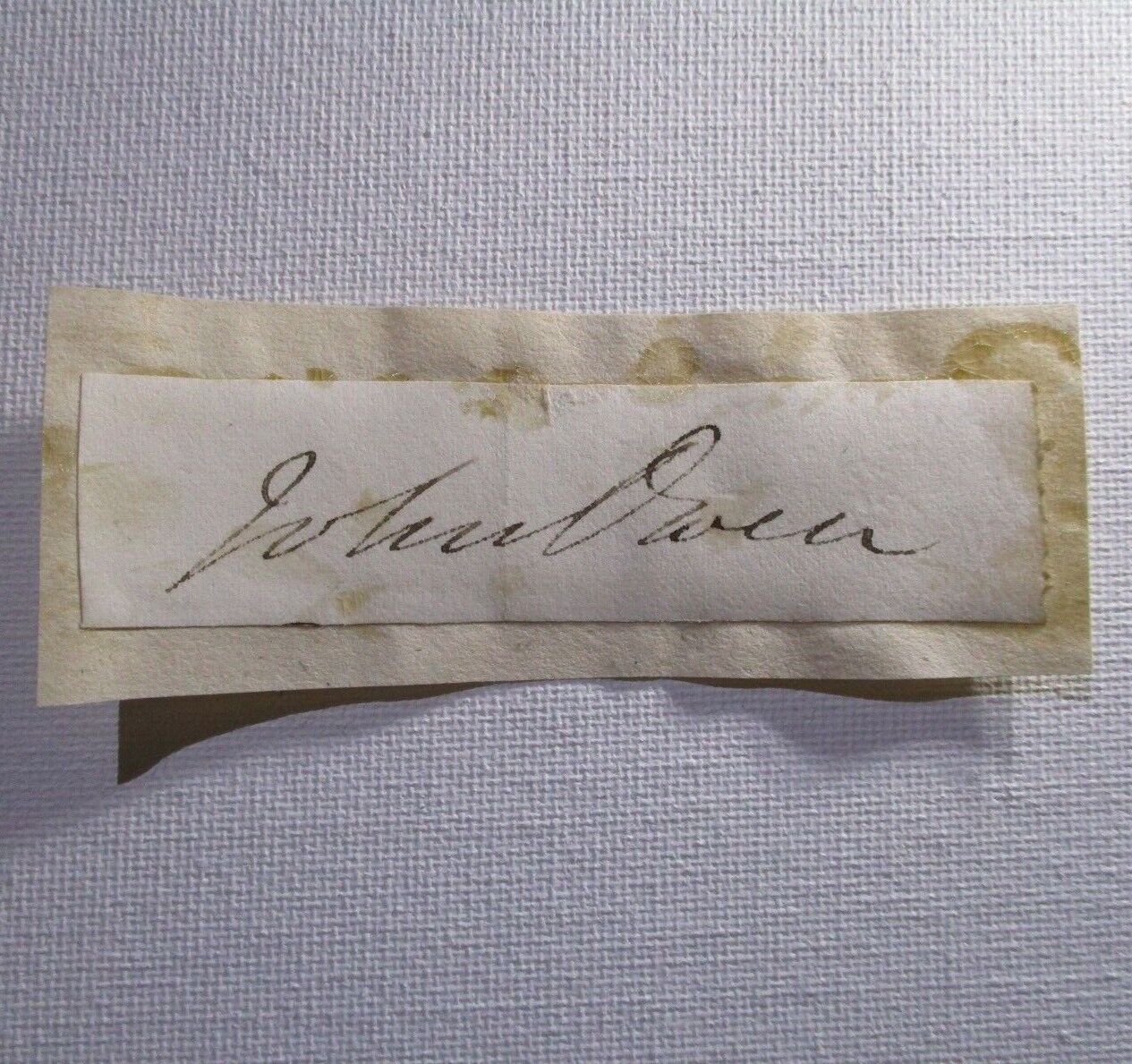 Sir John Owen, 1st Baronet Autograph Signature 1776-1861 Vice-Admiral politician