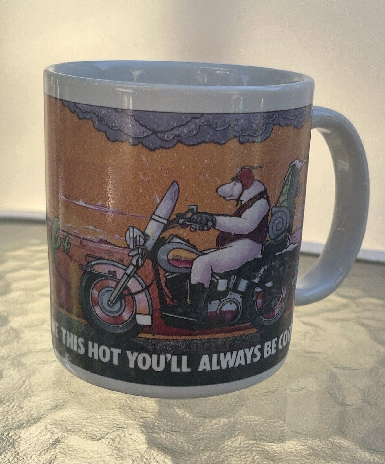 Motor Harley Davidson Cycles Mug 1989 With A Name This Hot You’ll Always Be Cool