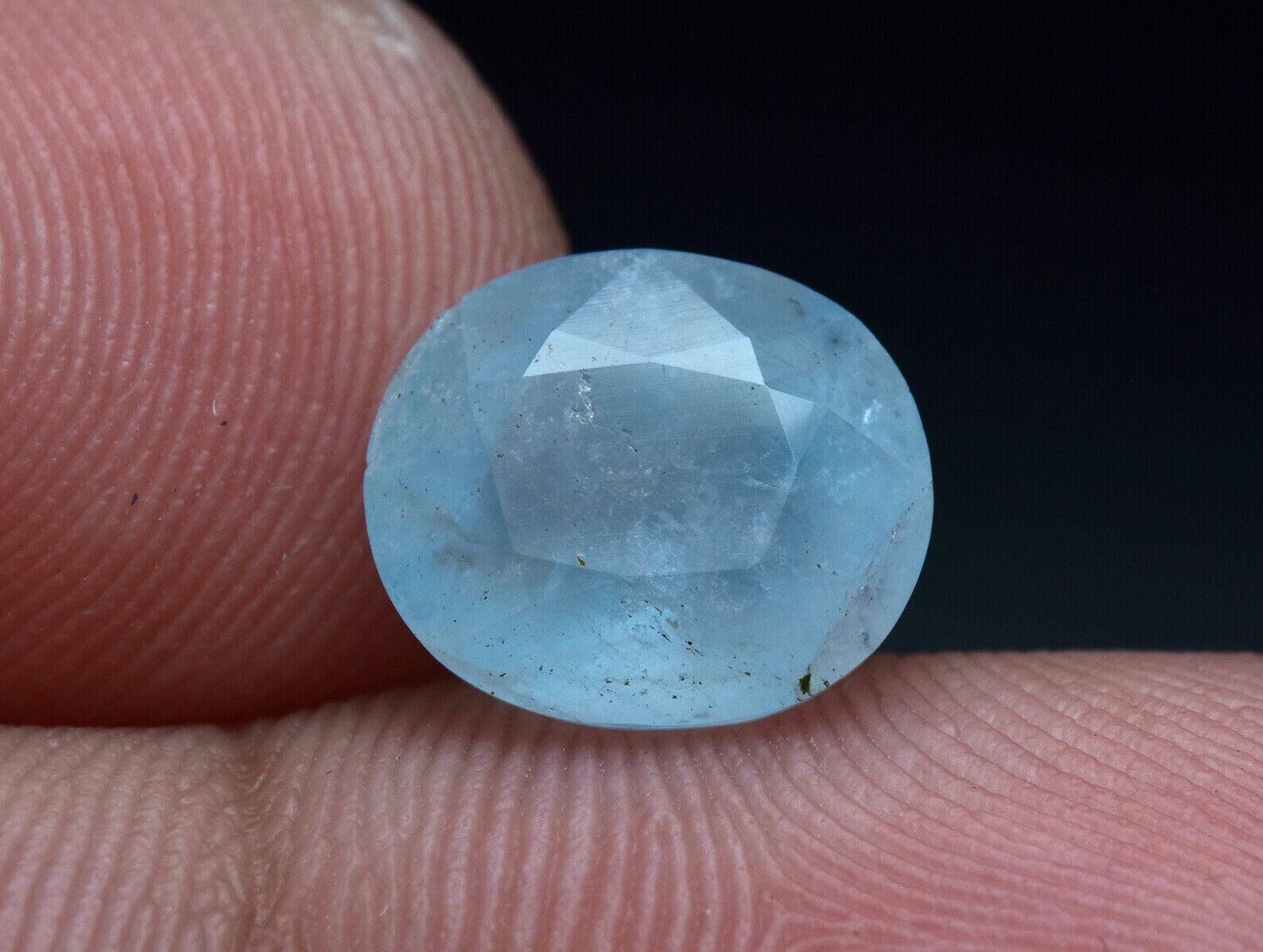 2.20 Carat Natural Rare Blue Color Fluorescent Faceted SODALITE Gemstone