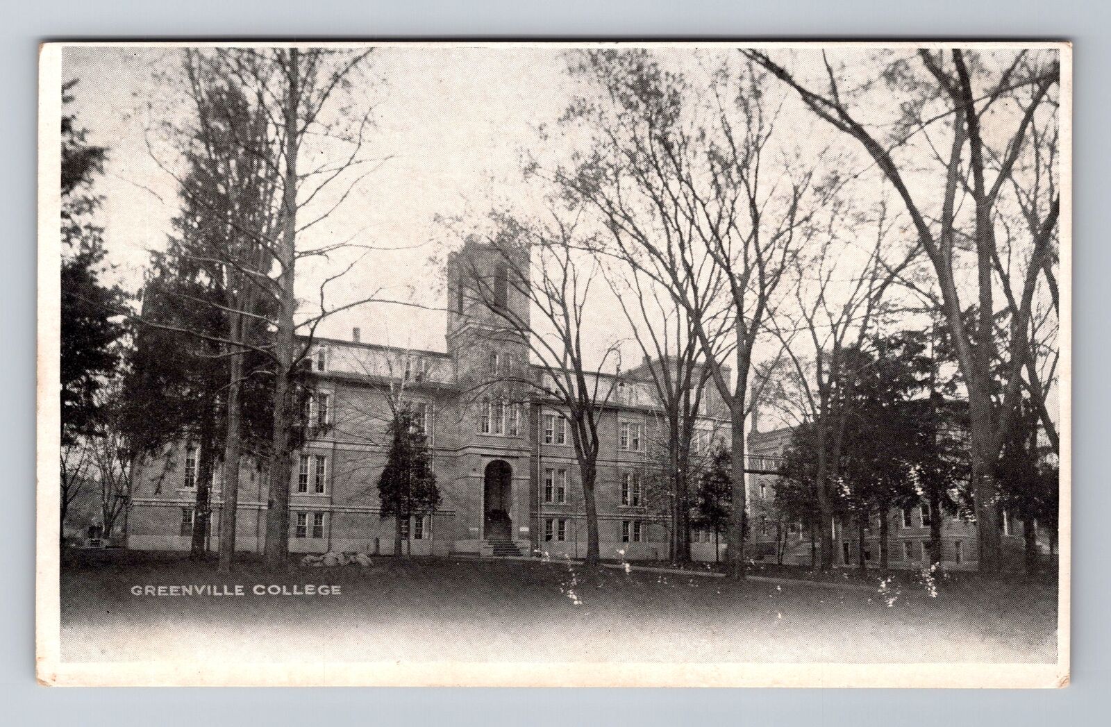 Greenville IL-Illinois RPPC, Greenville College, Antique, Vintage Postcard