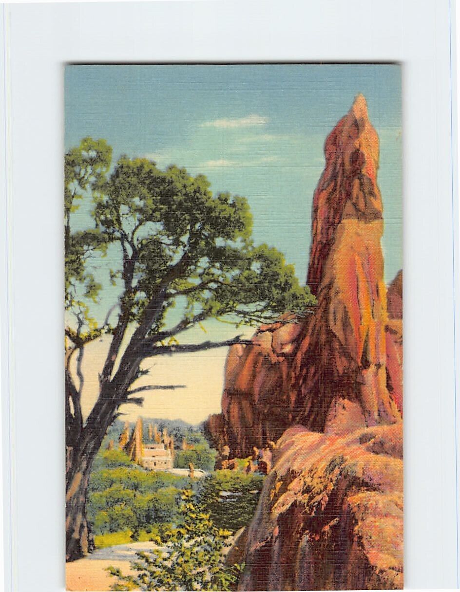 Postcard Vista In The Garden Of The Gods, Colorado Springs, Colorado