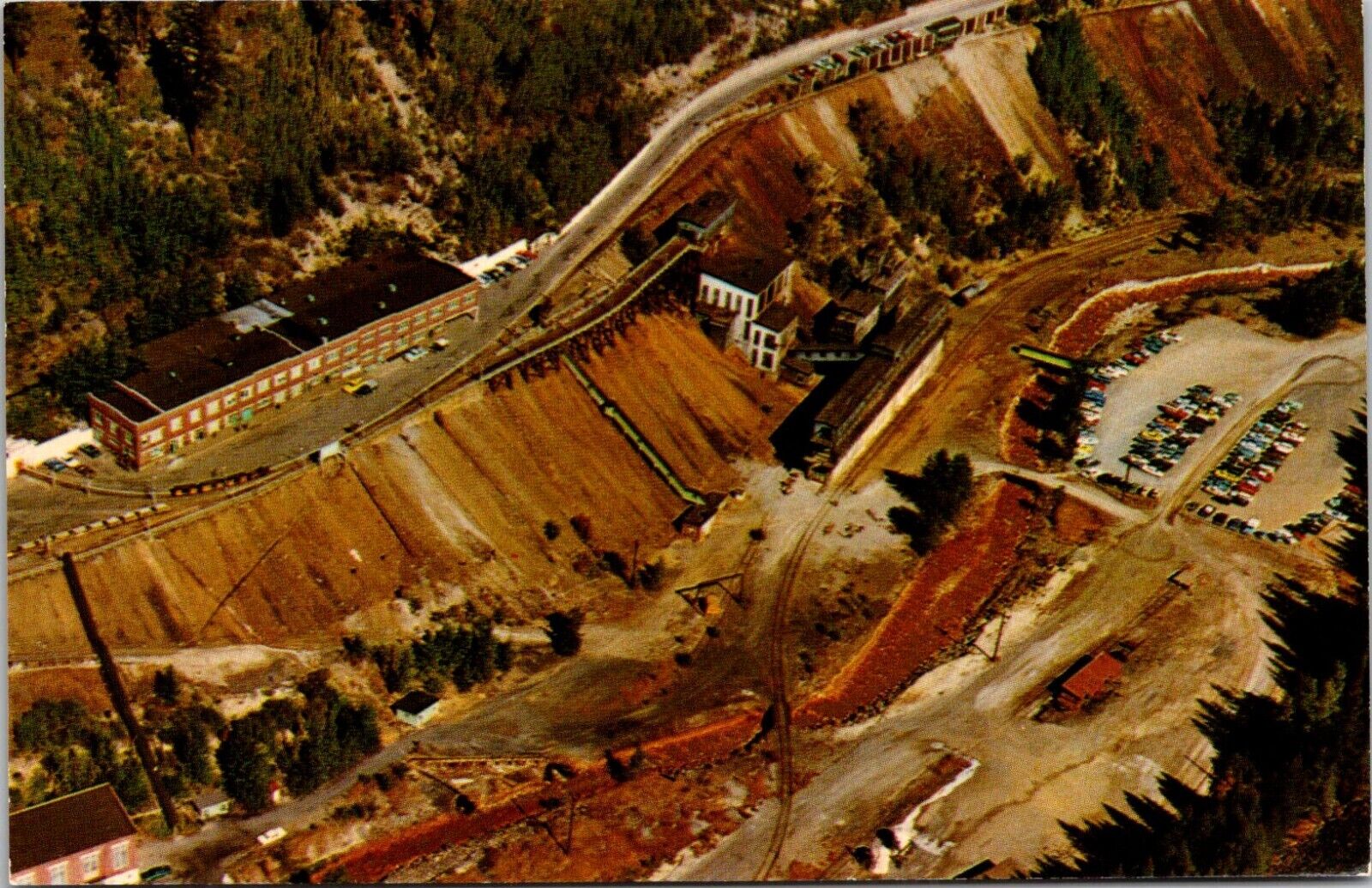 Kimberley British Columbia BC Canada Cominco Sullivan Mine Aerial View Postcard