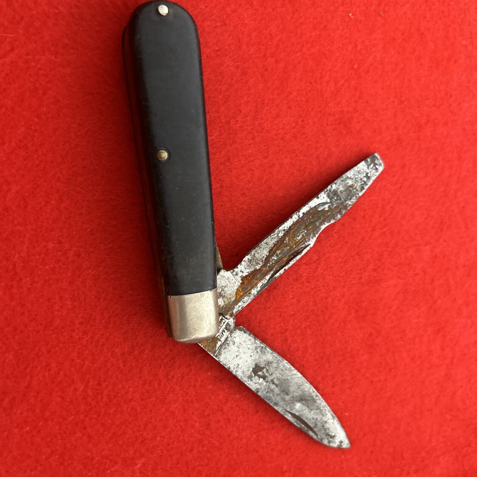 Vintage Camillus Electrician Utility Pocket Knife 2 Blade Plastic Handle USA NY