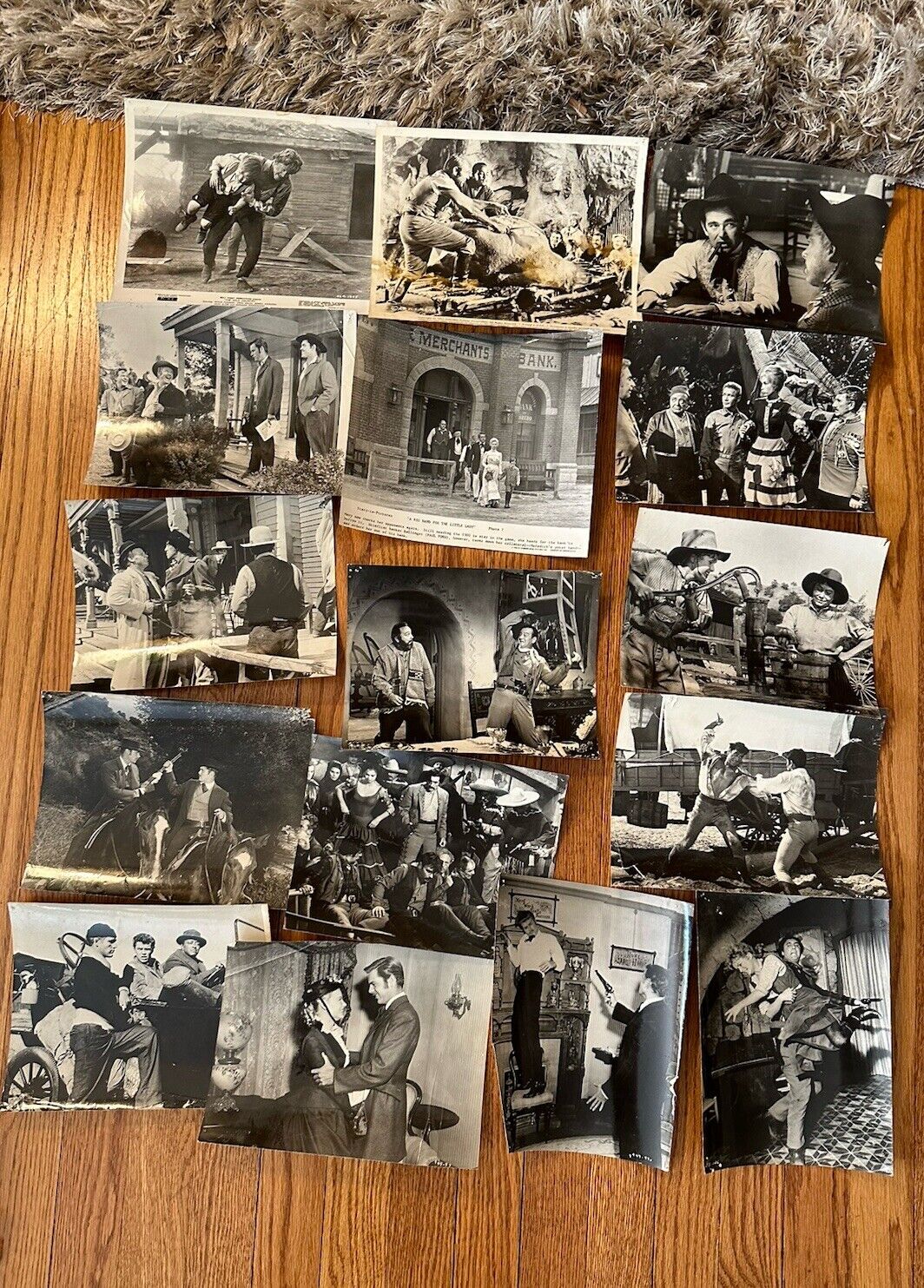 Hollywood Studio Photos Lot Of 16  Old Cowboy & Westerns 1940s-60s Mostly 8x10