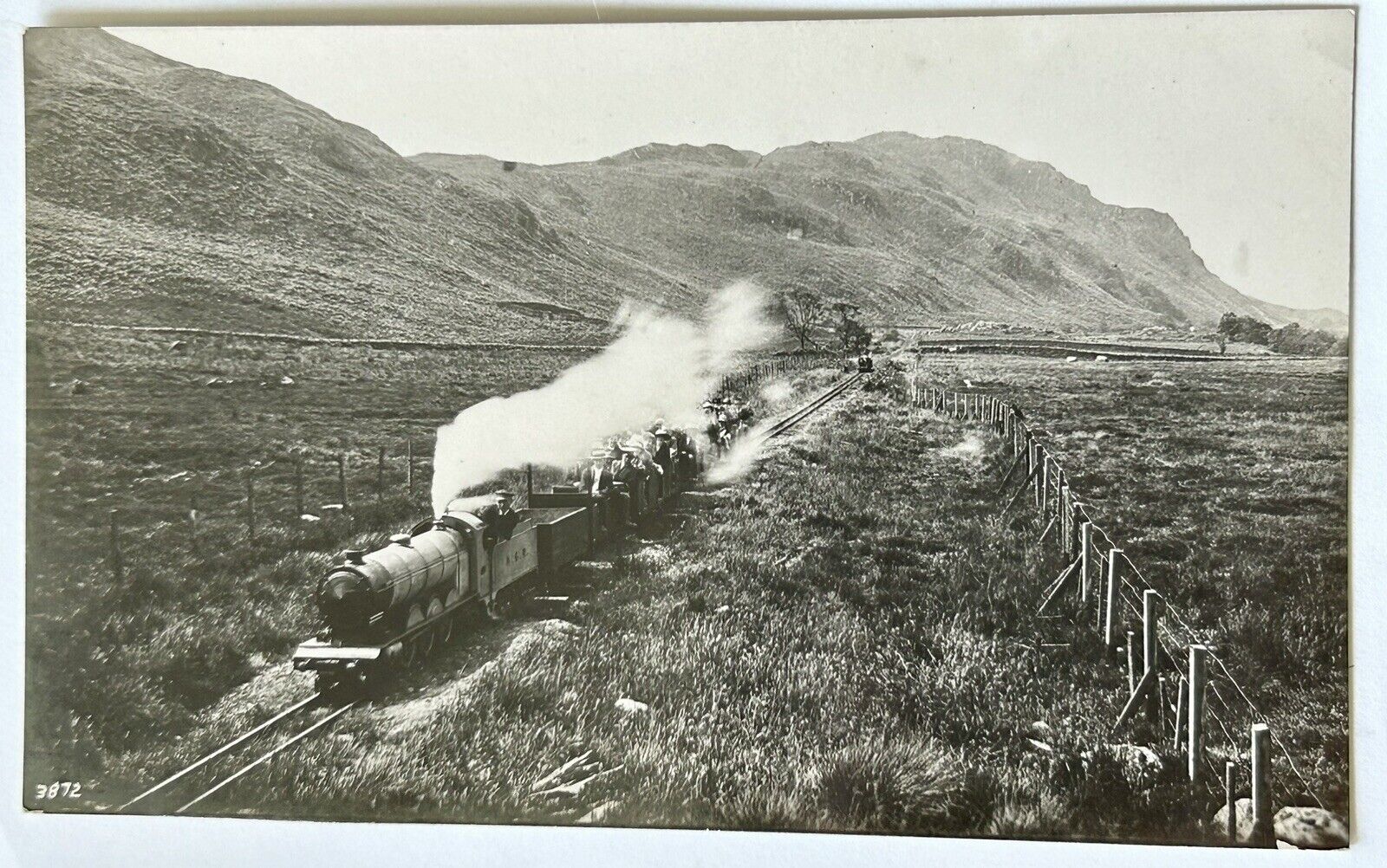 Eskdale Railway. 15 Gauge. Train. Real Photo Postcard. Cumbria England RPPC