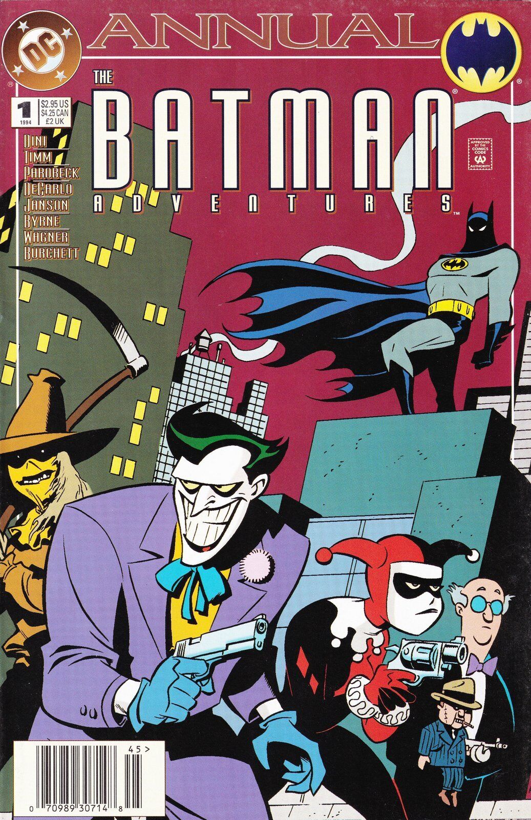 The Batman Adventures Annual #1 Newsstand Cover (1994-1995) DC Comics