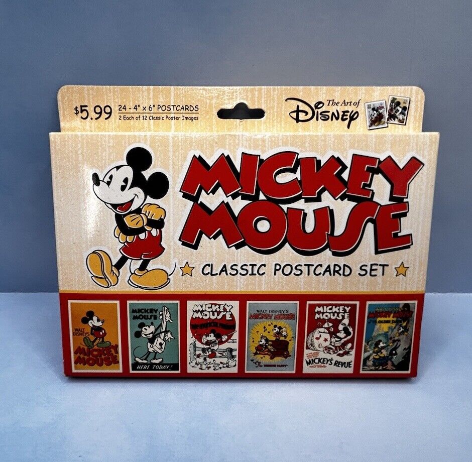 Y2K Mickey Mouse Classic Post Card Set 24 4\