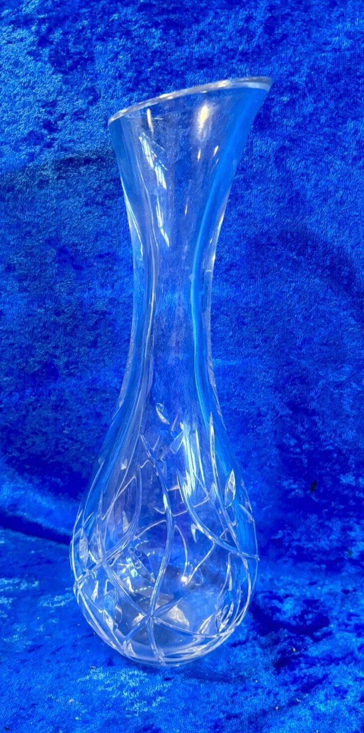 Waterford Crystal Marquis Large Floral Bud Vase - 12.5\