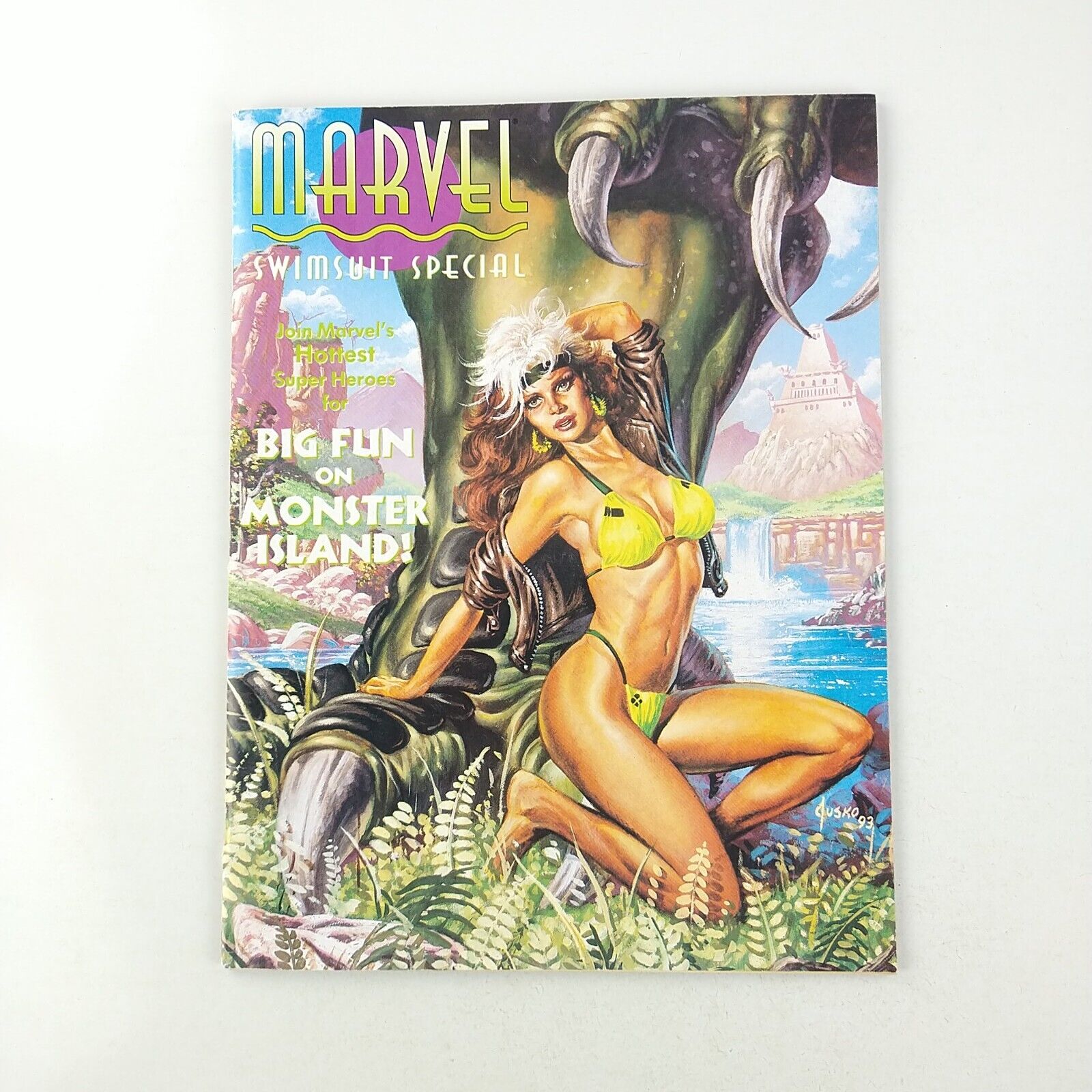 Marvel Swimsuit Special #2 Newsstand Joe Jusko Rogue Cover (1993 Marvel Comics)