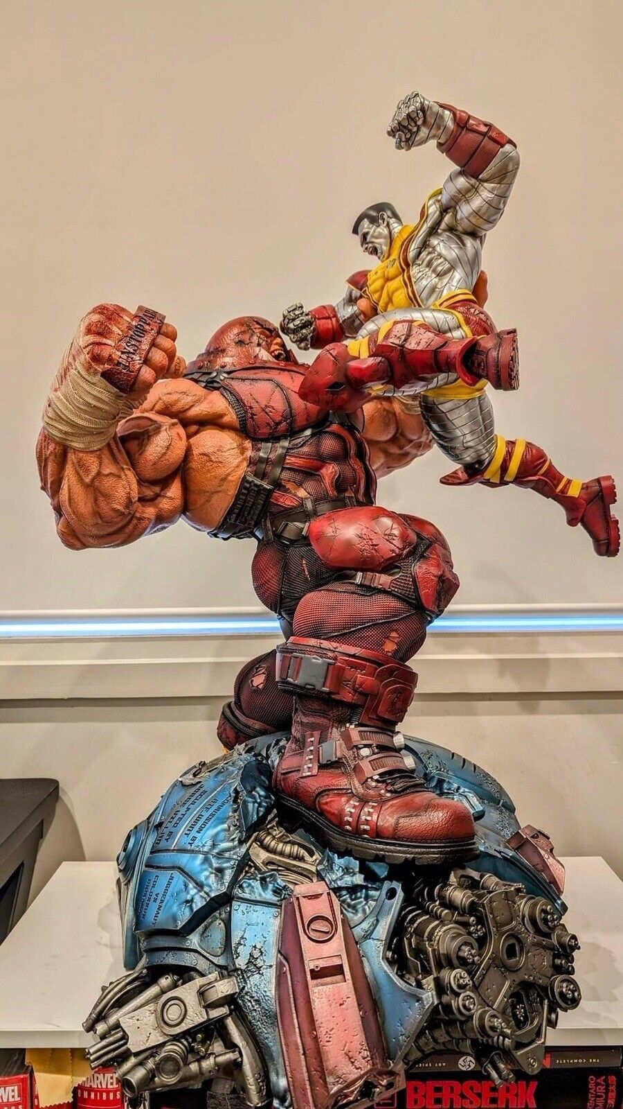Really Rare Juggernaut Vs Colossus Custom Statue Marvel X-Men 97
