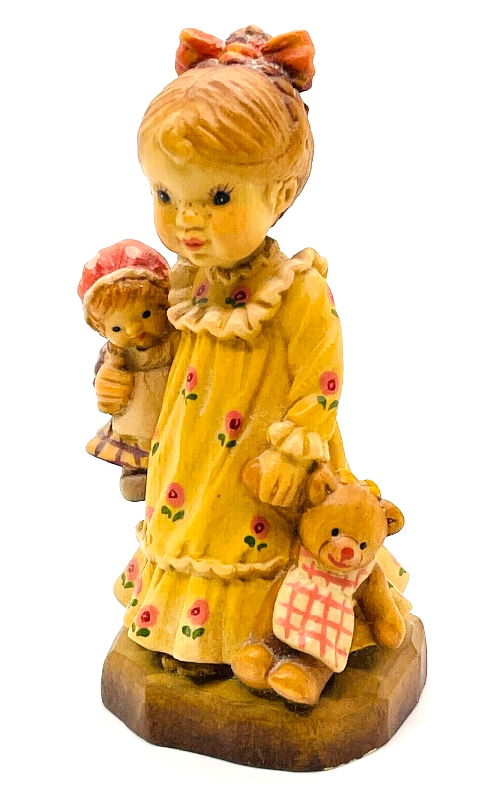 ANRI Sarah Kay w Favorite Doll & Teddy Ltd Ed 1573/4000 Valentine Design Italy