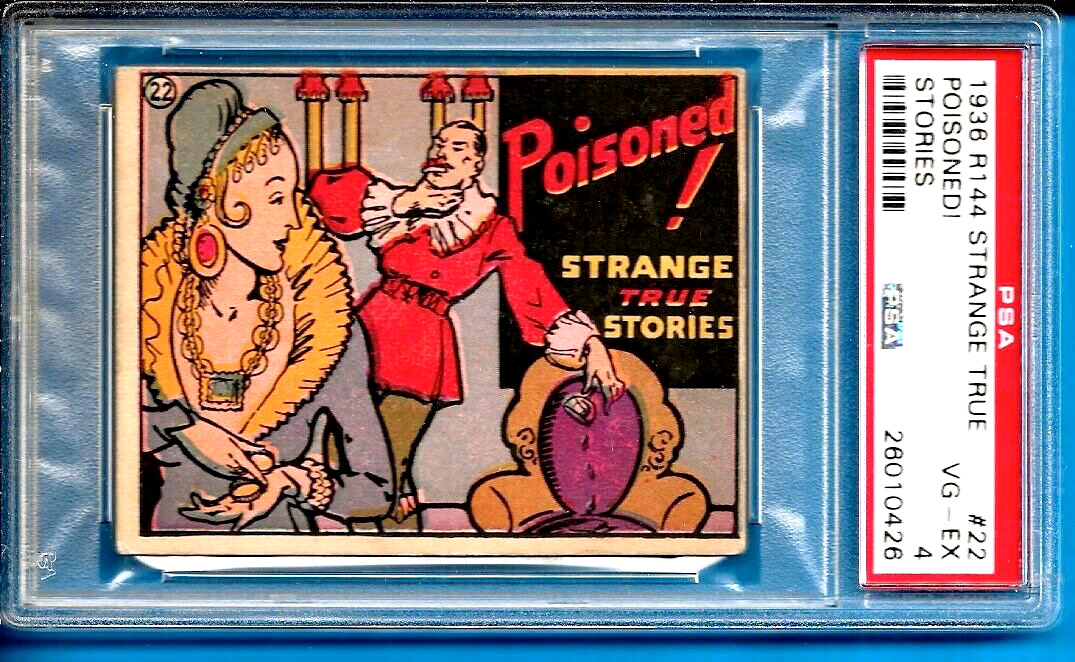 1936 R144 Strange True Stories #22 Poisoned Psa 4