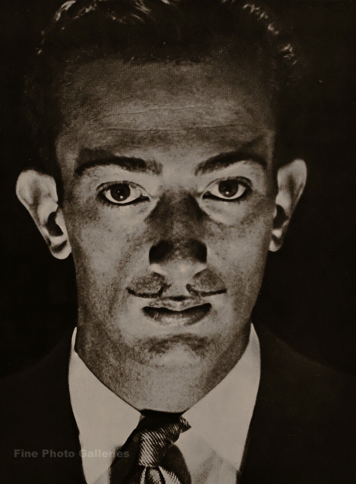 1929/75 MAN RAY Vintage Young Surrealist SALVADOR DALI Photo Engraving Art 11x14