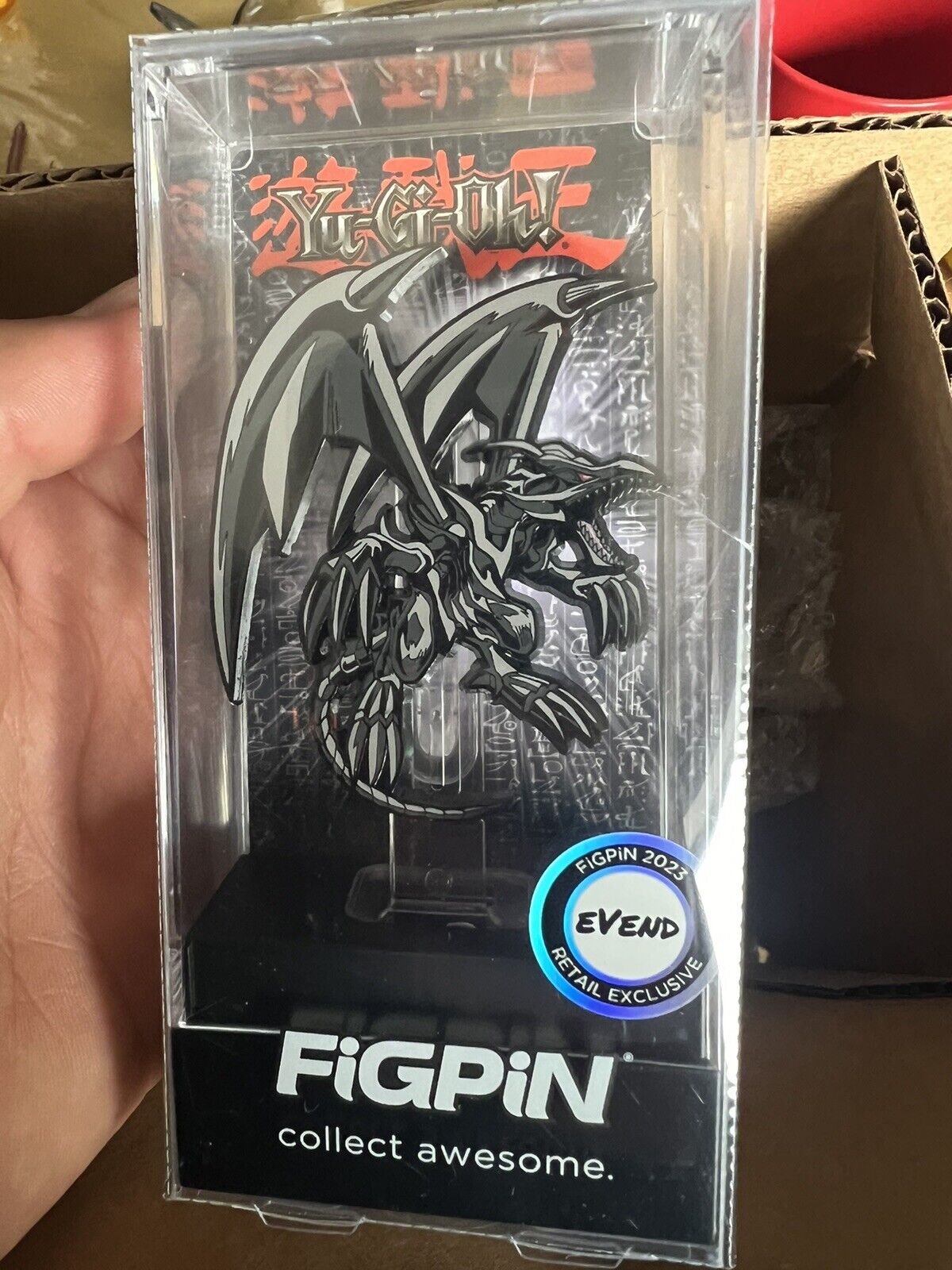 FiGPiN Yu-Gi-Oh Red-Eyes Black Dragon Pin #1504 Original REBD Yugioh