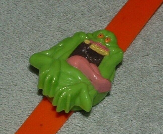 VINTAGE RARE THE REAL GHOSTBUSTERS WATCH SLIMER THE GREEN GHOST