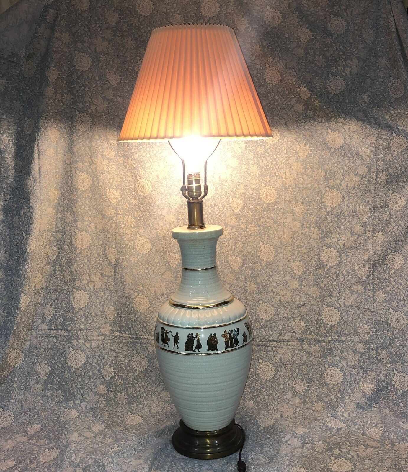 Vintage 1960’s Neoclassical Lamp Marbro Circa 