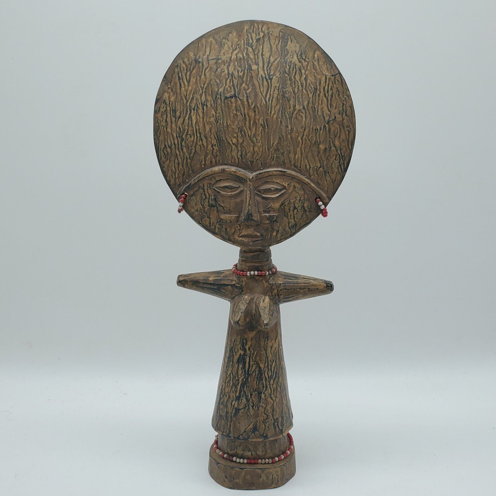 Pier 1 Imports: Decorative Replica African Fertility Goddess Wood Figure 