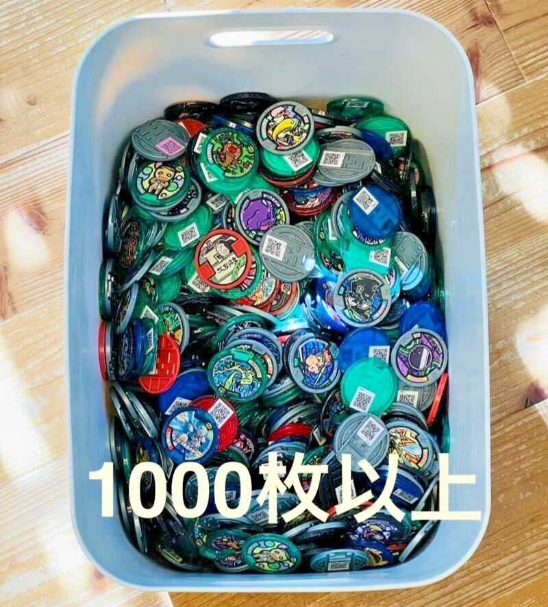 DX Yo-kai Watch Yo-kai Medal 1000 pieces Huge lots BANDAI Jibanyan Japan K79