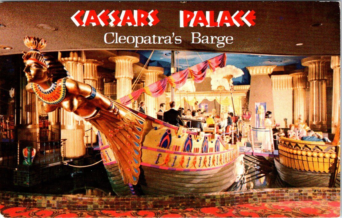 Cleopatra\'s Barge, Caesars Palace, LAS VEGAS, Nevada Postcard - H.S. Crocker