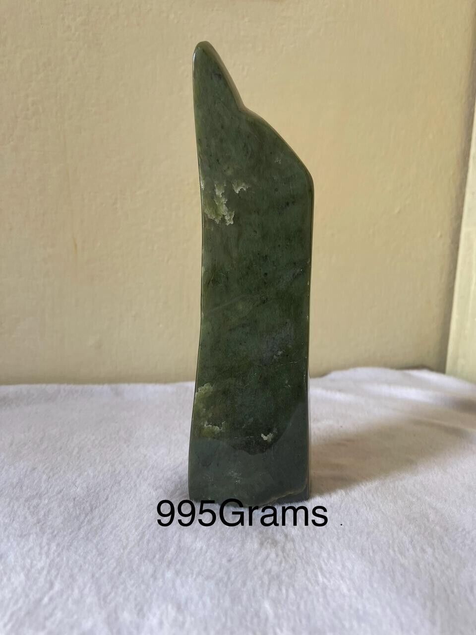 995 Grams Beautiful Extremly Rare Quality Nephrite Freeform Unique Freeform.