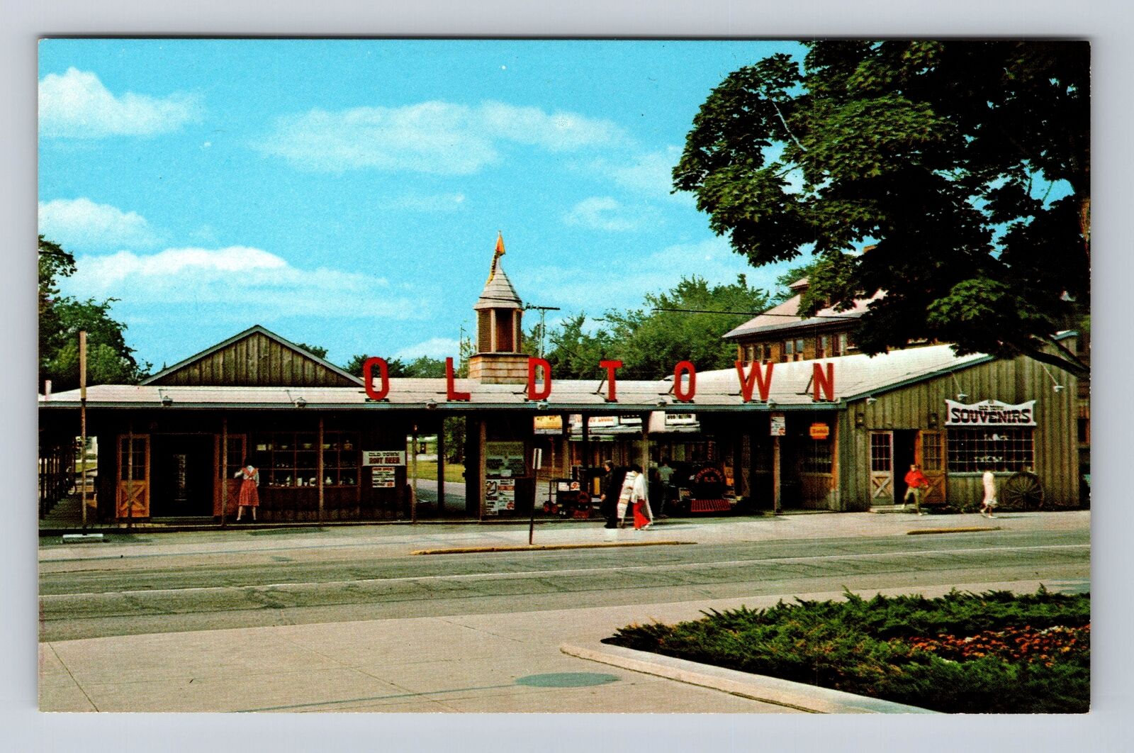 Sault Ste Marie MI-Michigan, Oldtown, Country Store, Antique Vintage Postcard