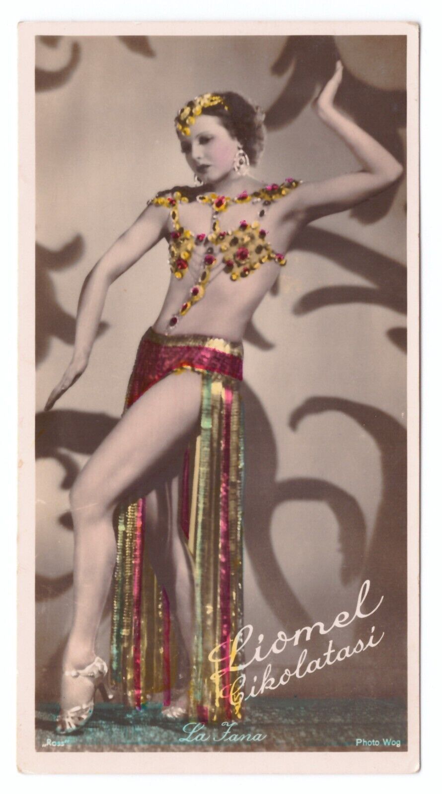 24 Vintage Hand Colored Chocolate Trading Cards - HOLLYWOOD