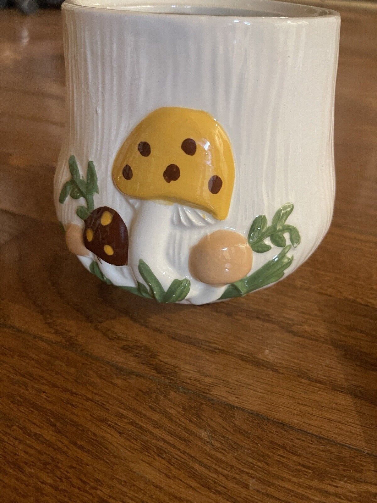 Vintage Arnels Mushroom Cookie Jar Canister Ceramic 8\