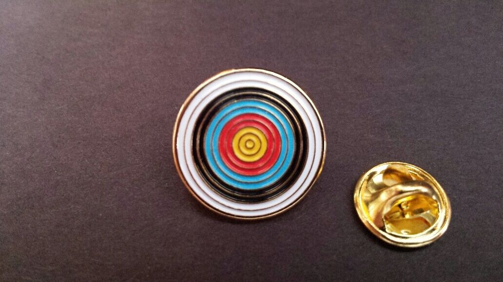 Archery Target Pin (Bronze Finish)