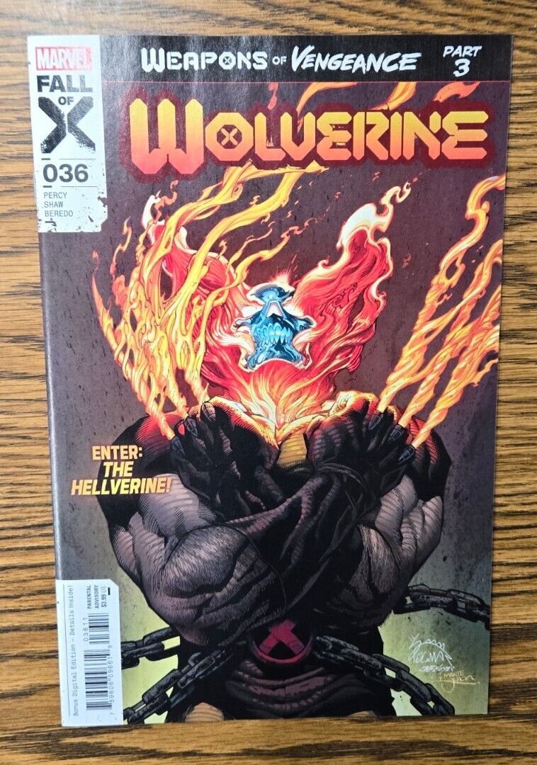 Wolverine #36 (2023) 1st Hellverine Marvel Comics SEE PICS and DESCRIPTION