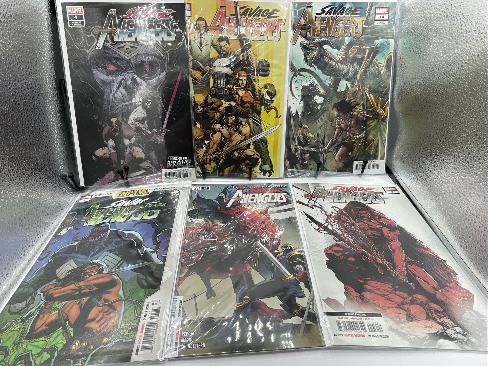 6 AVENGERS Lot#14 Marvel Comic Books
