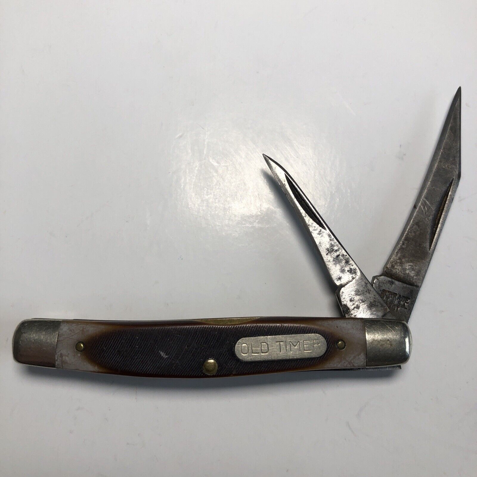Vintage Schrade NY USA 330T Old Timer 2-Blade Folding Pocket Knife 2.25” - 12-02