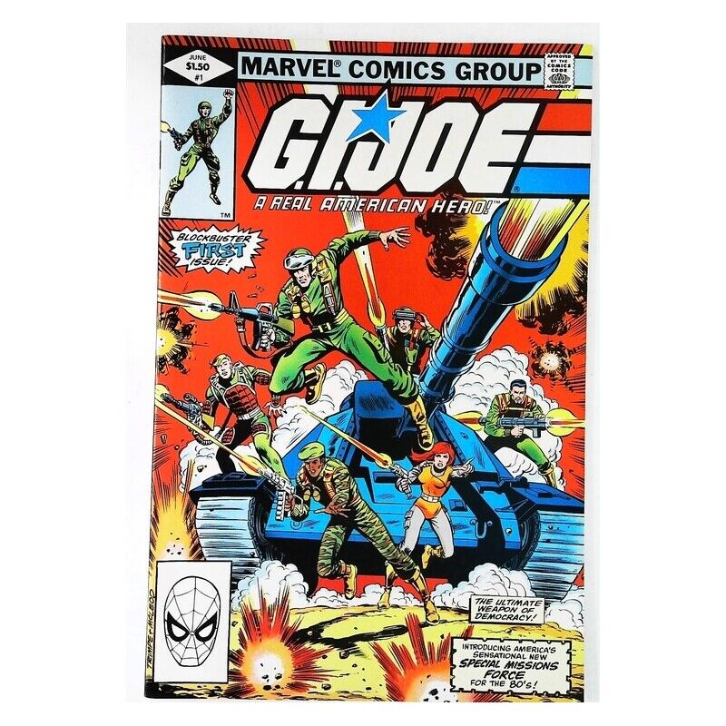 G.I. Joe: A Real American Hero #1 1982 series Marvel comics VF+ [d: