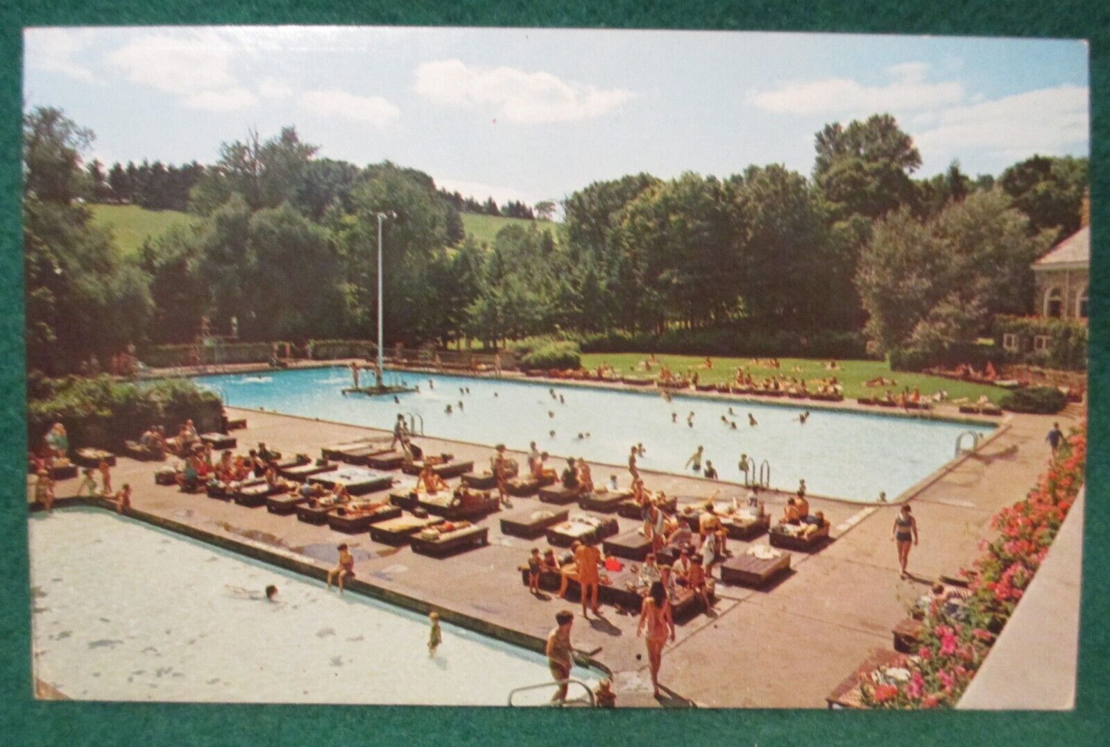 Estate Sale ~ Vintage Postcard - Oglebay Park Swimming Pool, Wheeling, W.Va.
