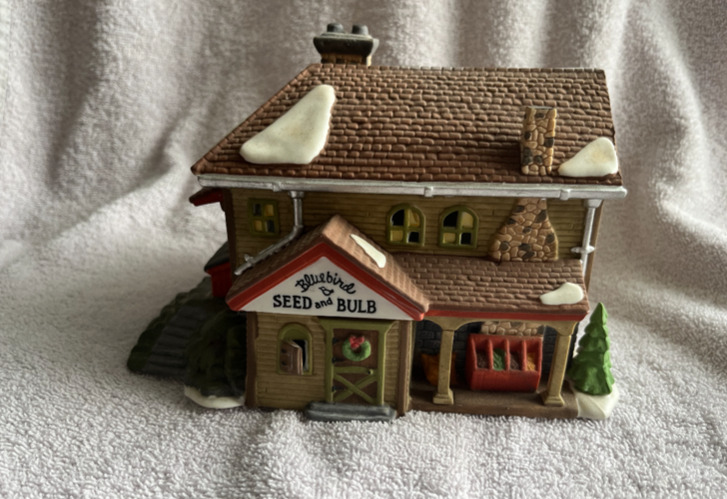 dept 56 new england village series bluebird seed and bulb