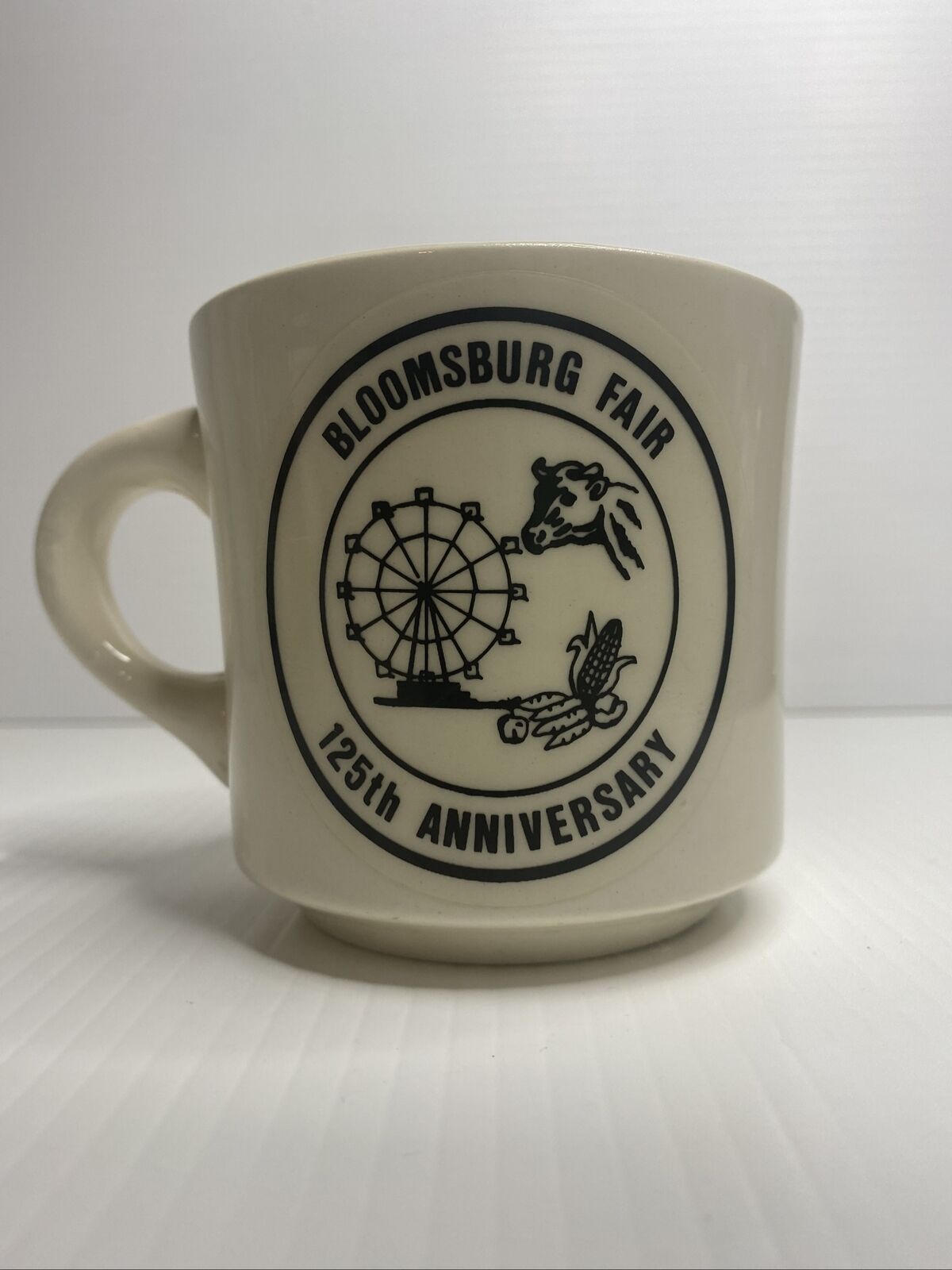 Vintage 1980 Bloomsburg Fair 125th Anniversary, Coffee Tea Cup Mug ￼