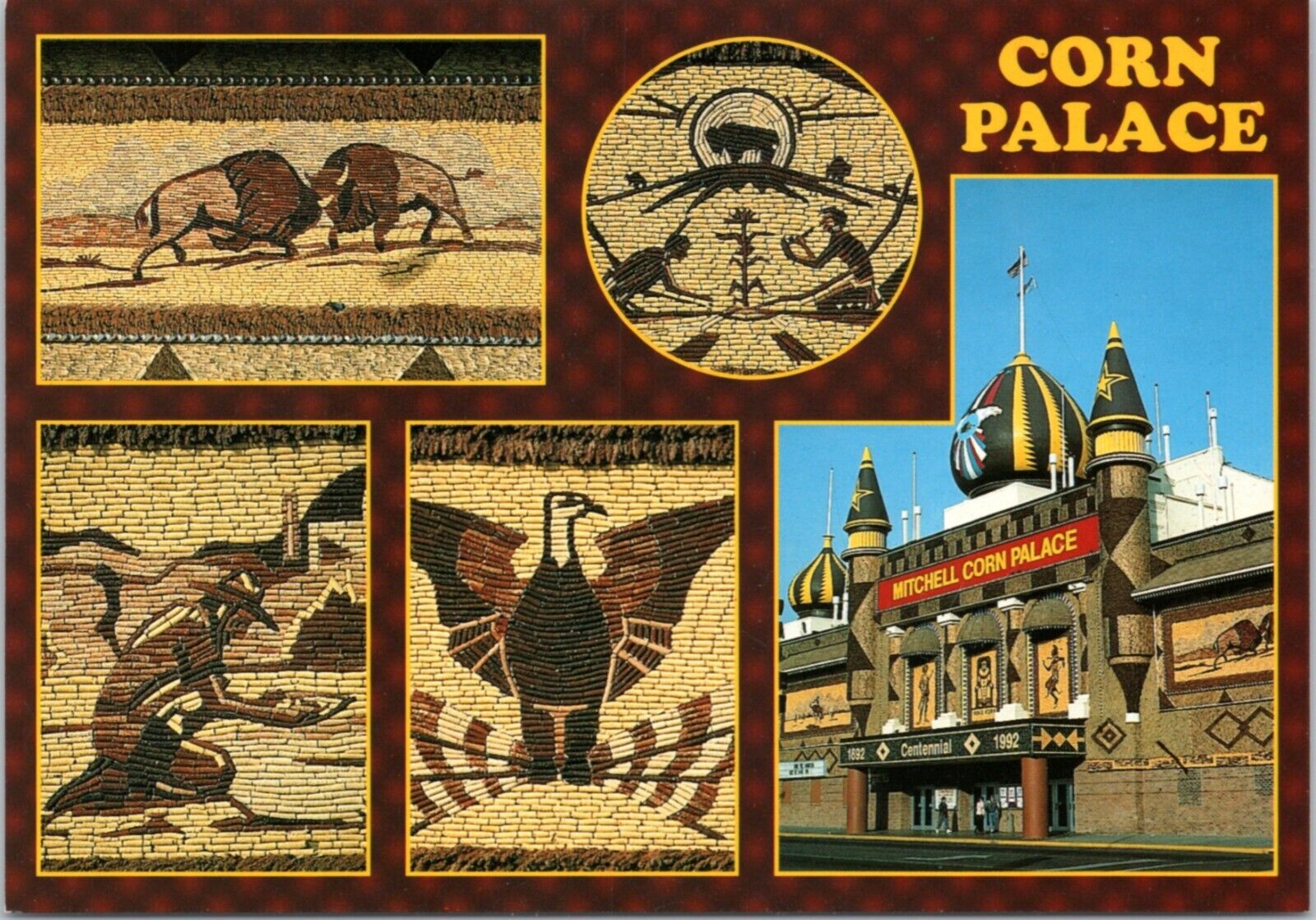 Postcard SD Mitchell - Corn Palace 1993
