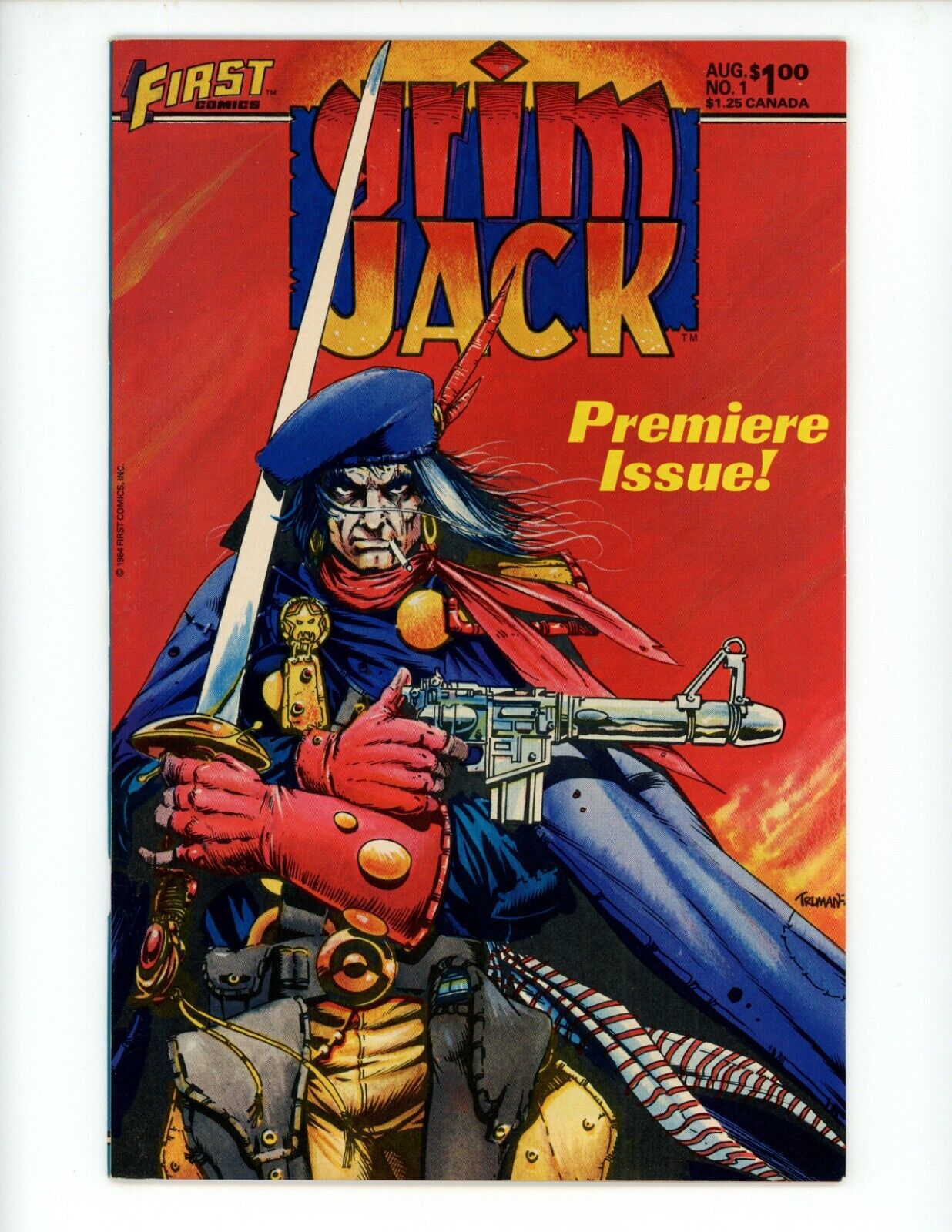 Grimjack #1 Comic Book 1984 VF- John Ostrander Timothy Truman First