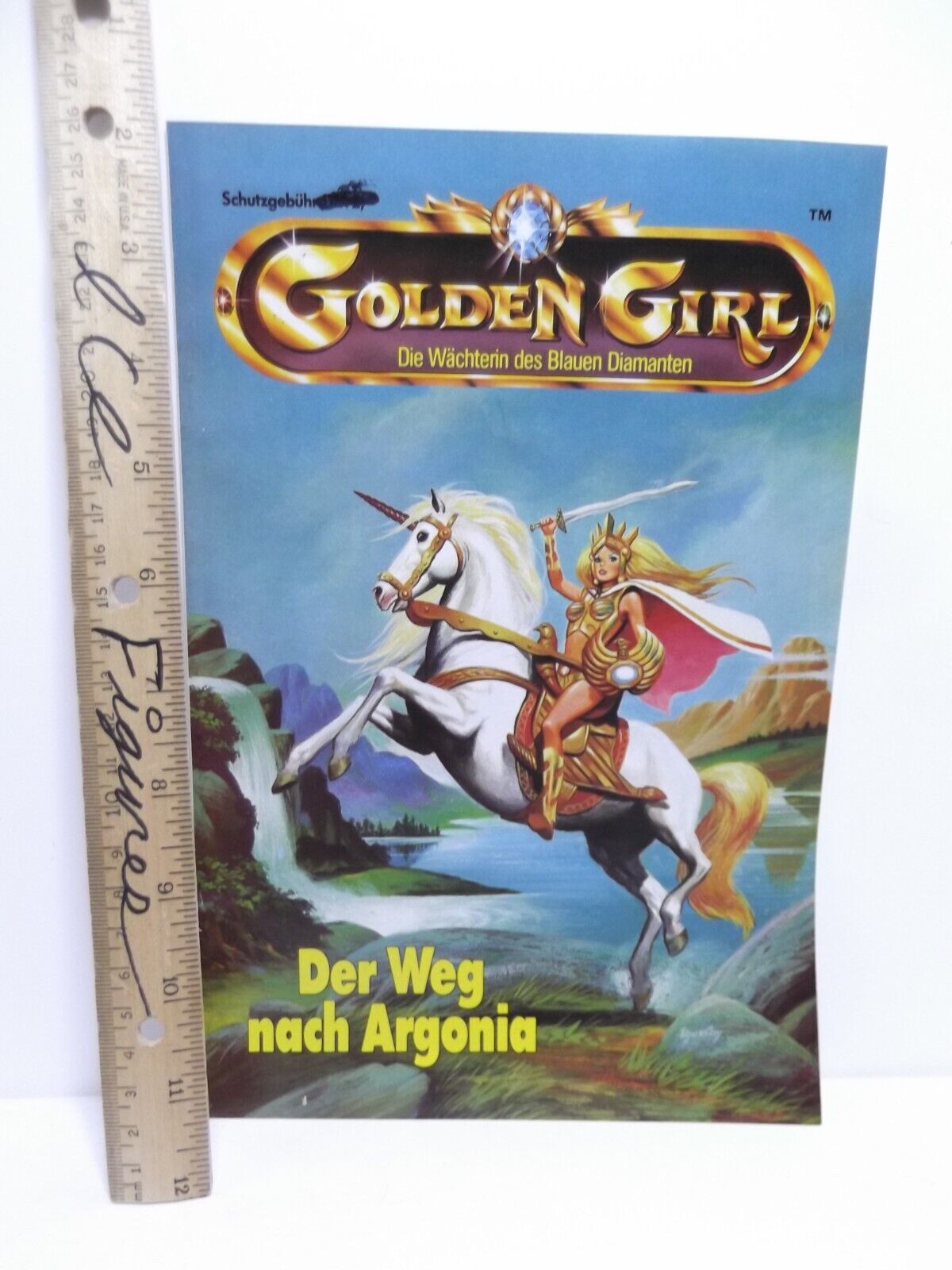 Golden Girl Guardians of the Gemstones 1 comic book Vtg 1980\'s