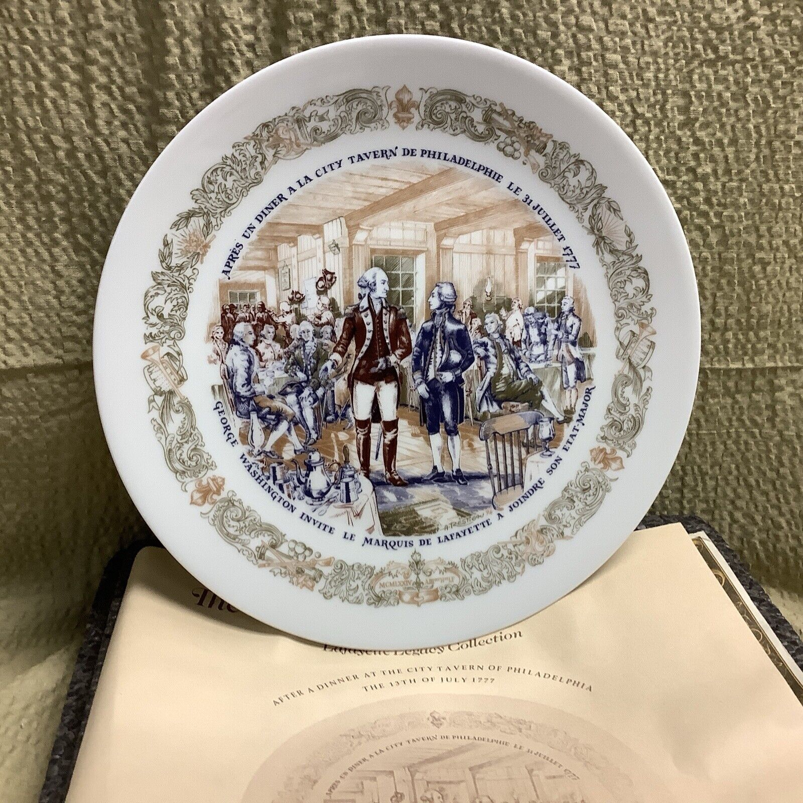 VINTAGE LAFAYETTE LEGACY PLATE III (NBR 12 IN COLLECTION 1974) 