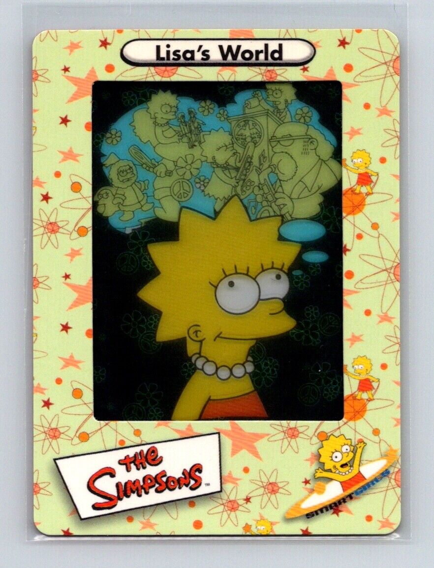 2000 Artbox The Simpsons FilmCardz Lisa Simpson Lisa\'s World #19