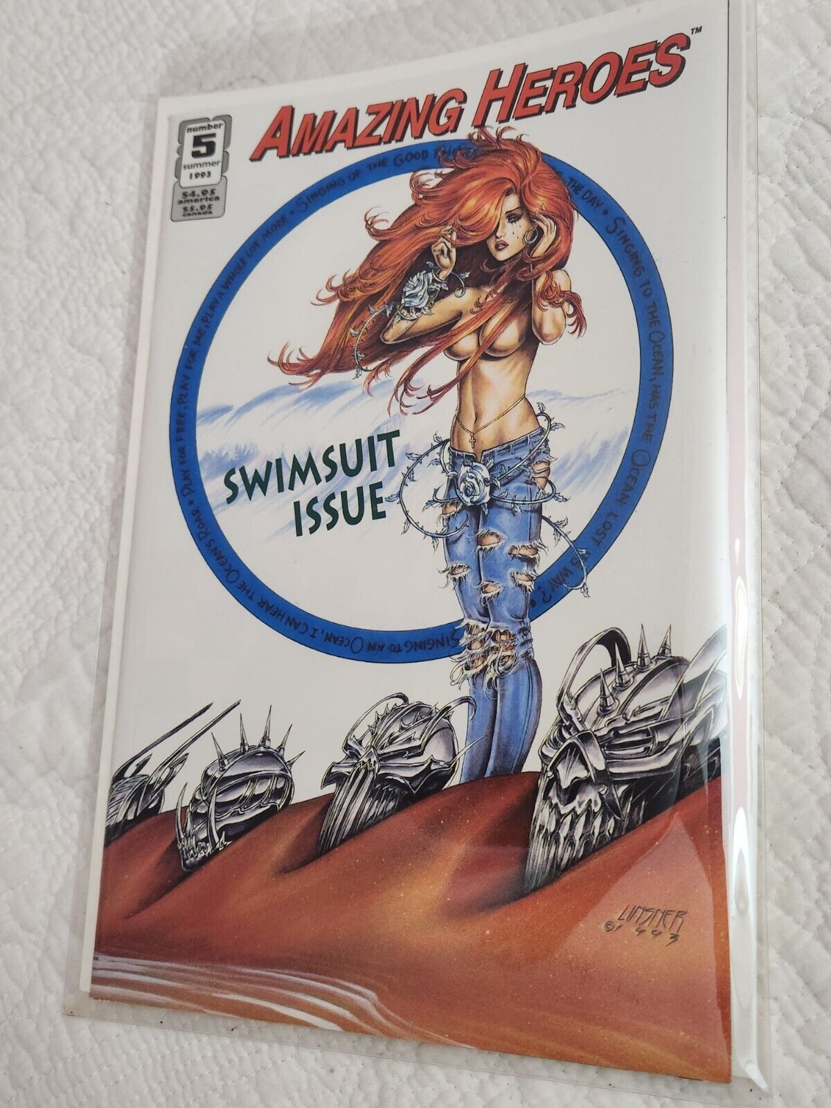 Amazing Heroes Swimsuit Issue 5 1993 52 Page MATURE CONTENT Dawn Lisner Comics