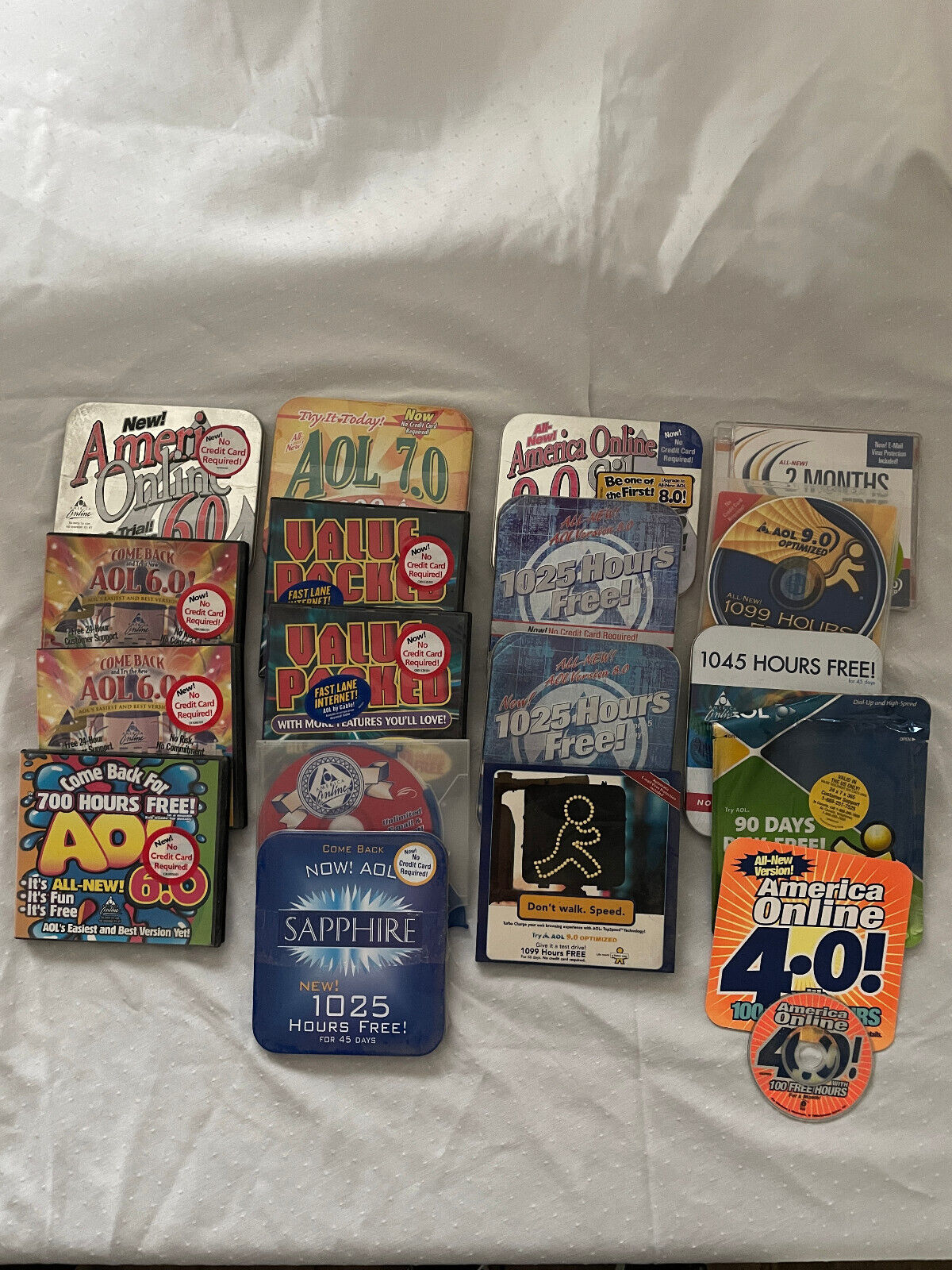Lot of 18 AOL Promotional Discs