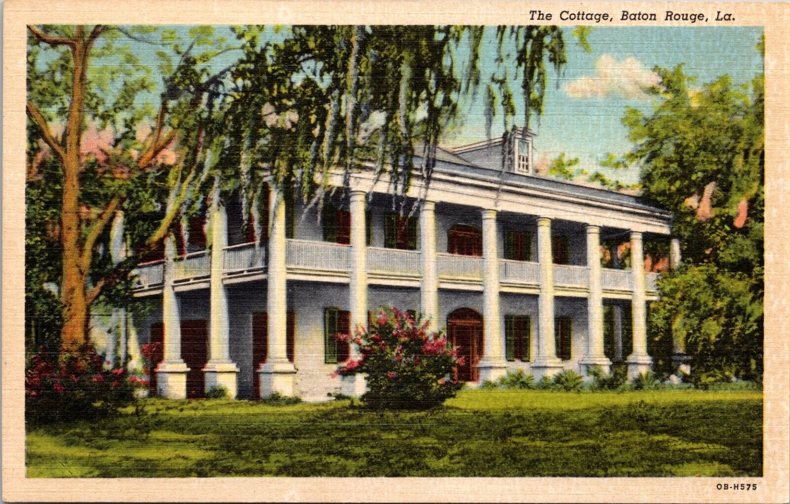 The Cottage, Baton Rouge, Louisiana - Postcard