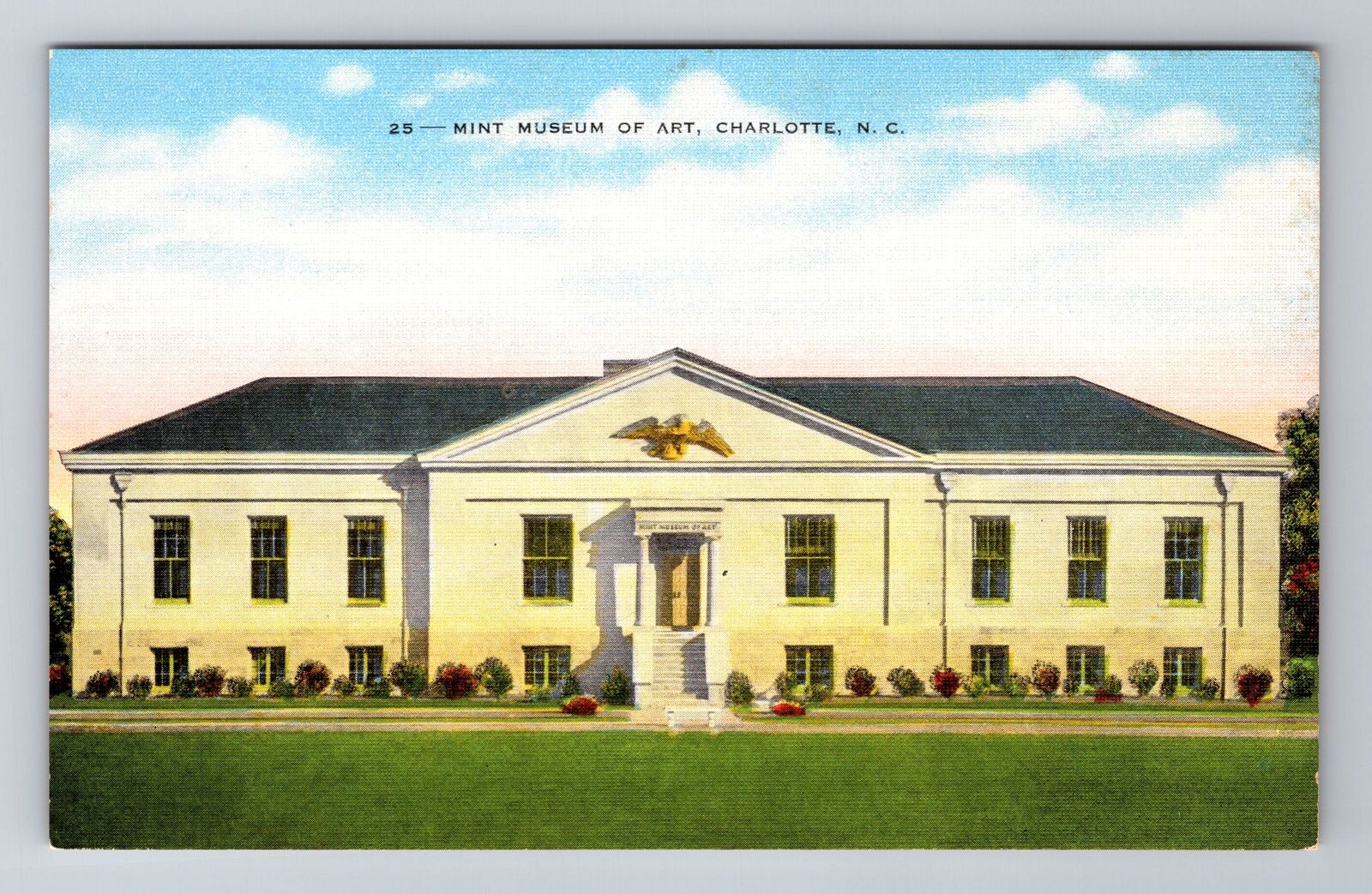 Charlotte, NC-North Carolina, U.S. Mint, Museum of Art, Vintage Postcard