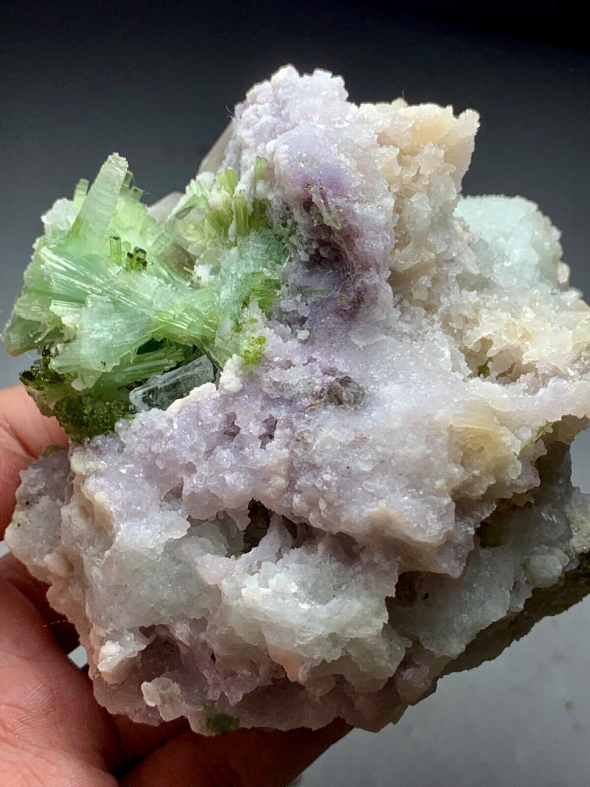 530 Grams Tourmaline Crystal Bunch Specimen From Afghanistan