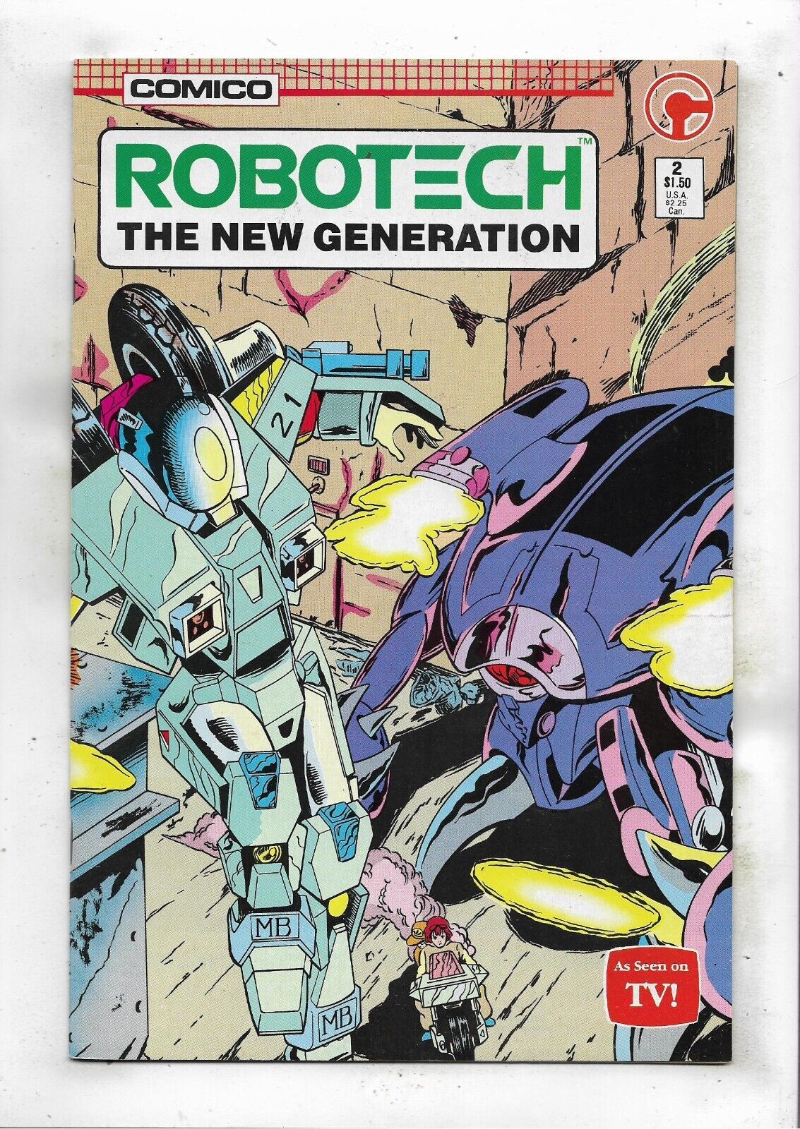 Robotech The New Generation 1985 #2 Very Fine